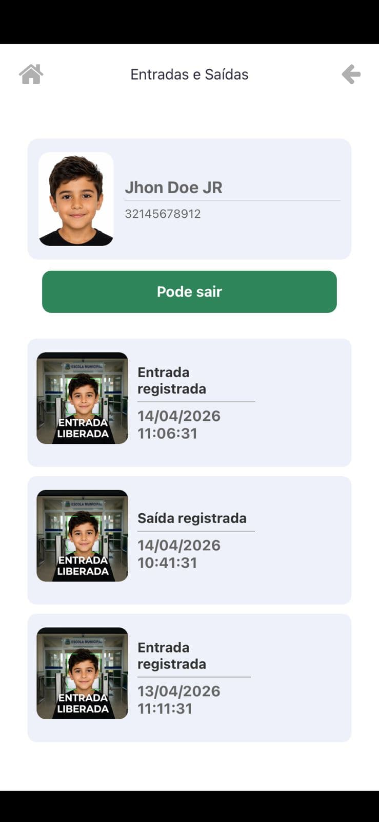 Monitoramento infantil em tempo real